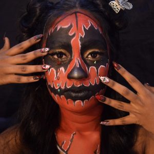 👻✨Philabhet and Priya have unleashed their inner artists to create ethereal and scary makeup lo