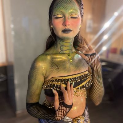 Unleashing the magic of fantasy makeup! 🌟✨ Incredible creations by students Shilpa and Suma at